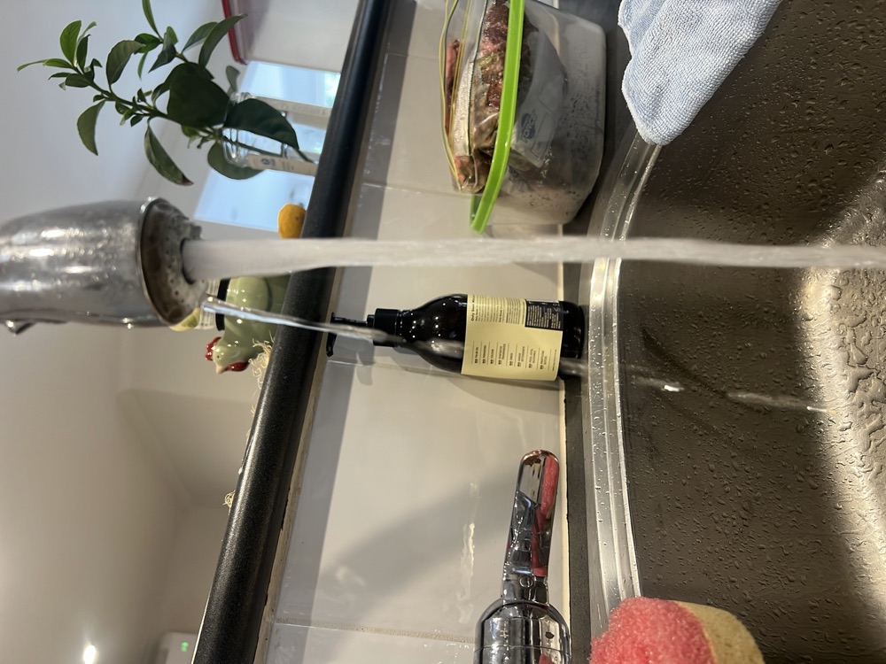 Kitchen tap leaking during operation, a standing moisture source, found during a building and pest inspection in Berwick, 10 km from Clyde